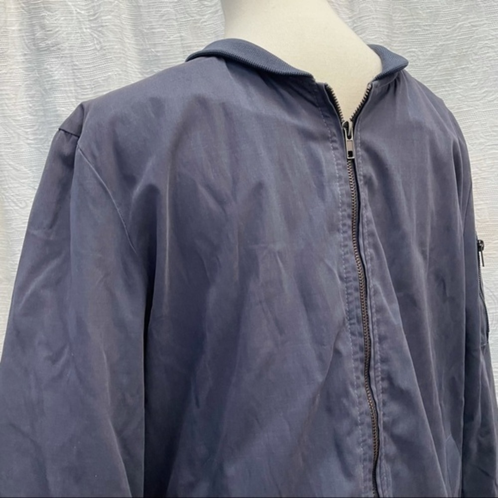 LOB Men’s Lightweight Bomber Jacket - Vegan - Picture 4 of 16